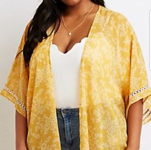 FINAL SALE Yellow kimono NWT